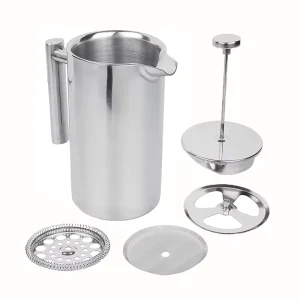 French Press Double Insulated 304 Stainless Steel Coffee Maker