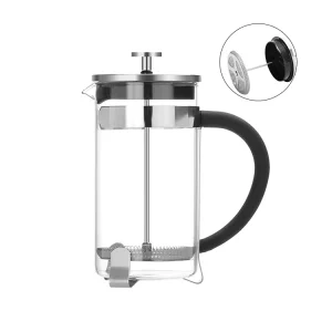 French Press Maker Stainless Steel 6 Cups French Press High Temperature Glass Coffee Press