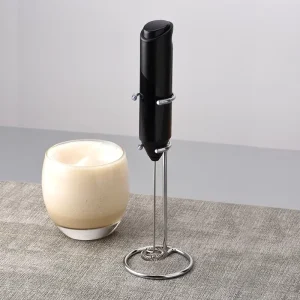 Frother Milk Electric Handheld Espresso Coffee Mixer Home Kitchen Automatic Milk Foam Instant Milk Frother With Stand