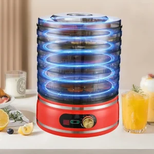 Fruit Dry Machine Intelligent Temperature Control 8 Trays Household Plastic Food Dryer Natural Dehydrator for Food drying