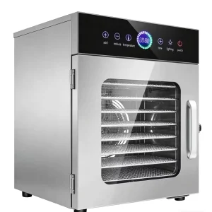 Fruit & Vegetable Dryer Factory Supply Stainless Steel 8Trays Household Digital Control Fruit Food Vegetable Dehydrator Machine