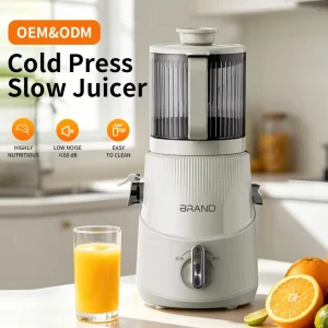 Fruit Vegetable Juicer Custom Whole Fruit Feed Cold Press Slow Juicer Extra Wide Chute Moisture proof Kitchen Appliance