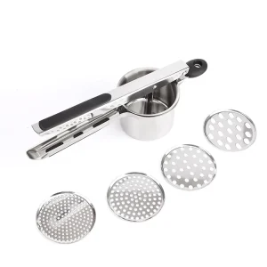 Fruit Vegetable Tools Heavy Duty Professional Hand Potato Press Manual 3 in 1 Stainless Steel Potato Ricer Masher