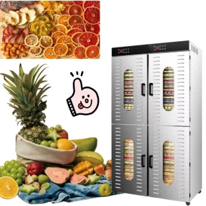 Fruit and Vegetable Dehydrator Machine Stainless Steel 10 Layer Commercial Electric Food Dryer for Mango Banana