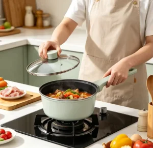 Frying Pan Induction Compatible Gas Fire 24cm Can Be Used Pot Deep Boil Stir fry Fry Deep fry Simmer Light High Thermal