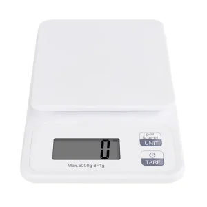 Full ABS Plastic Design Household Capacity for 5Kg 11 Lb Electric Digital Kitchen Food Scale