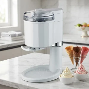 Full Automatic Electric Household Mini Fruit Ice Cream Machine Frozen Yogurt Machine for Kids Homemade Diy Gelato Sorbet