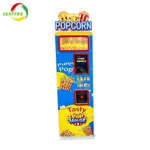 Full Automatic Popcorn Vending Machine Coin Operated Intelligent Popcorn Maker Machine With High Profit
