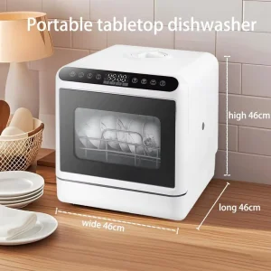 Full-automatic Dishwasher Desktop Installation-free Household Multifunctional Intelligent Disinfection High Temperature Drying