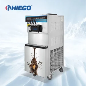 Fully Automatic 25~28L/h Soft Serve Ice Cream Machine Commercial Ice Cream Making Machine for Business