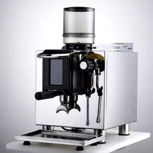 Fully Automatic Commercial Grade Coffee Machine Bean to Cup Coffee Maker with Grinder for Office Hotel Black