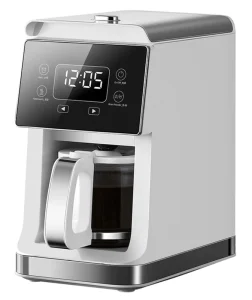 Fully Automatic Electric Dual Purpose Smart Coffee Maker Grinder Plastic Housing Temperature Control Keep Warm Function Hotel