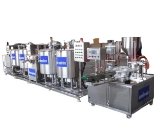 Fully Automatic Industrial Greek Yogurt Production Line Milk Maker Machine Dairy Product Yogurt Make Machine