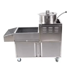 Fully Automatic Popcorn Maker Popcorn Making Machine Gas Heating Manual Electric Stirring Industrial Pop Corn