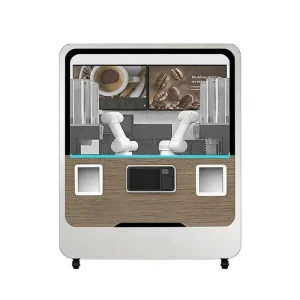 Fully Automatic Smart Intelligent Coffee Maker Robot Vending Machine with 6 Axis Cobot Arm for Hotel Mall