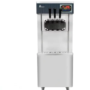 Fully Automatic Stainless Steel High Productivity Energy Saving Commercial 3 Flavors Soft Serve Ice Cream Maker Machine