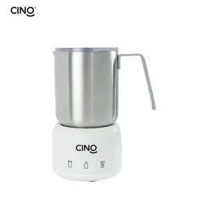 Fully Automatic Stainless Steel Milk Frother with Removable Glass Jar 150ml Capacity for Household and Hotel