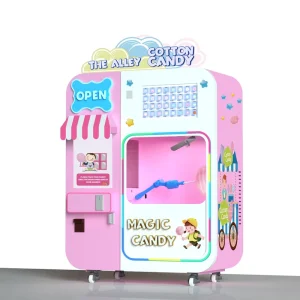 Fully Automatic Sugar Cotton Candy Vending Machine Manufacturer Factory Price