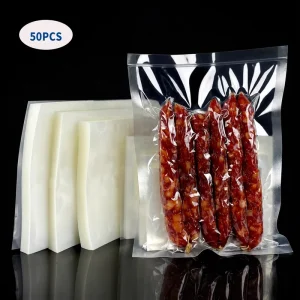 Fully Transparent Plastic Vacuum Sealer Bag In Stock Ready to Ship Thickened Food Grade Fresh Keeping