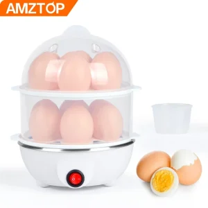 G39 0007 Electric Healthy Egg Steamer Cooker Food Steamer 2 Layer 14 Egg Cooker Electric Egg Boiler