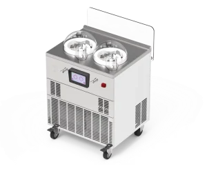 GALAXY PRO V2 Two Pots Anti-fog and Condensation System for Countertop and Lids Commercial Gelato Ice Cream Maker