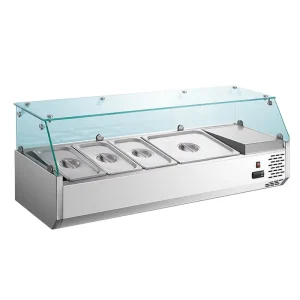 GN1 3 1.2m Restaurant Table Top Pizza Display Refrigerator Commercial Fridge Pizza Salad Bar Under Counter Display Refrigerator