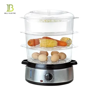 GS Approved Mini Stainless Steel Electric Food Steamer Steam Cooker