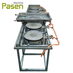 Gas Chapati Maker Coarse Cereals Pancake Maker Machine Flour Crepe Spreading Making Machine