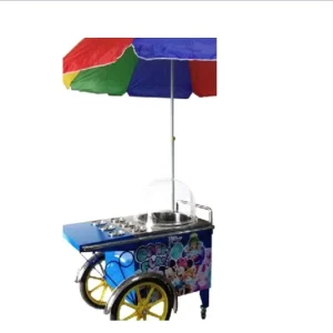 Gas Cotton Candy Machine with Cart Candy Floss Maker with Cart Commercial