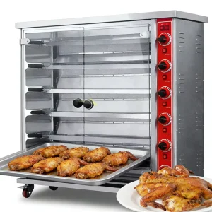 Gas Electric Chicken Rotisserie Oven Commercial Rotisserie for Kitchen Restaurant Catering Equipment