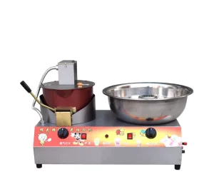 Gas Electric Popcorn and Cotton Candy Floss Combination Machine