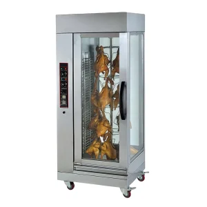 Gas Electric Vertical Rotating Roasting Chicken Stove Roast Duck Barbecue Machine Chicken Rotisserie Oven