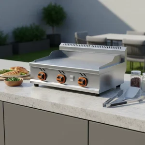 Gas Hot Plate Griddle Gas Grill Hot Plate 80 cm 3 Burners