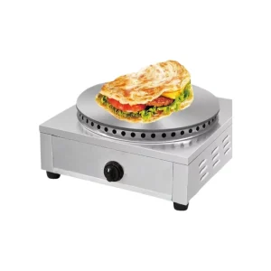 Gas Operated Crepe Maker Machine with Rotating Feature for Commercial Pancake Making