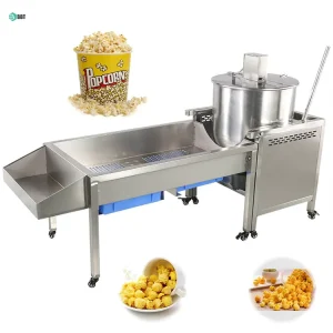 Gas Popcorn Machine Hot Air Small Popcorn Machine Spherical American Style Stainless Steel Popcorn Machine