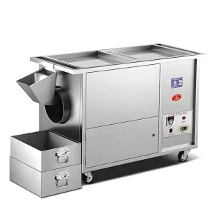 Gas Rice Soybean Coffee Bean Roaster Pistachio Chestnut Roasting Machine