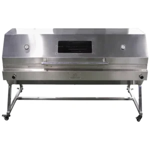 Gas Sit Roast BBQ Rotisseriespit Rotisserie Stainless Steel Parrilla De Gas Quemador