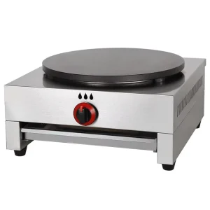 Gas Type Stainless Steel Pancake Machine Pancake Crepe Baker Commercial Crepe Maker