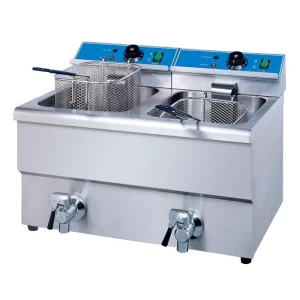 Gast Commercial Kitchen Cookware Electric Fryer Double-Drum Deep Fryer Frying Pan EF-12L
