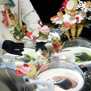 Gelato 4 Flavors Commercial Automatic Stainless Steel Ice Machine NSF CE Approved Floor Standing Milk Water Fruit Nut Corn SECOP