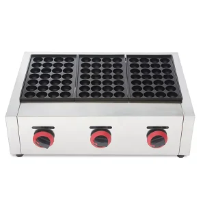 German Deutstandard Commercial Gas Takoyaki Machine Takoyaki Maker Takoyaki Griddle with CE