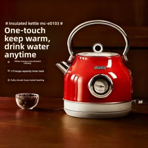 German Retro Electric Kettle Household Insulated 304 Stainless Steel Integrated Fully Automatic Constant