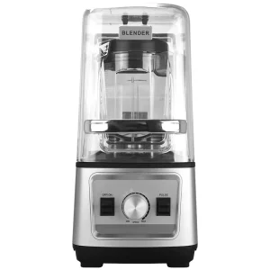 German Technology Motor Commercial Food Blender Heavy Duty 2500W Table Blender Grinder with Sound Cover Enclosure