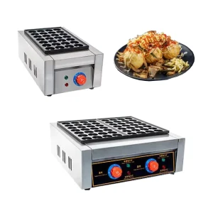 Giant Takoyaki Maker Waffle Ball Maker Semi Automatic Takoyaki Machine