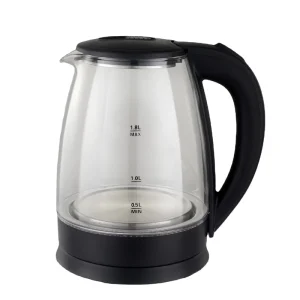 Glass Electric Kettle 1.8L Blue LED Household Kettle