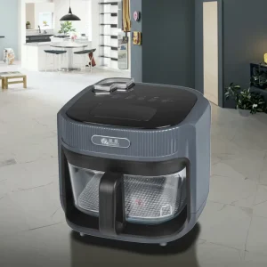 Glass Modern Style Electric Air Fryer Electric Digital Air Fryer Toaster Oven Low-Fat Healthy for Home Use