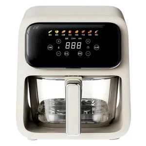 Glass Window CB 5L 6L 8L Capacity 1500W Digital Electric Programmable Hot Air Fryer 5L Glass Cooking Pot