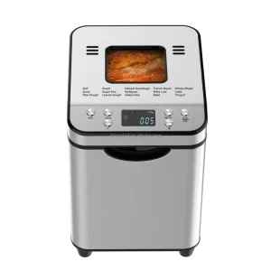 Gluten Free Electric French German Stainless Steel Compact Household Automatic Breadmaker with Timer Function