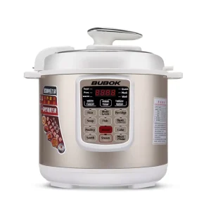 Golden Stainless Steel 5L/6L Electric Pressure Cooker 7-in-1 LED Display Multi-Function Includes Air Fryer Household Use