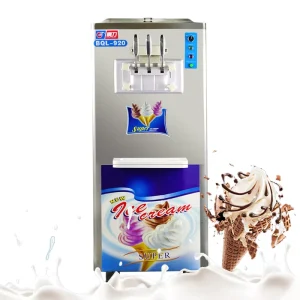 Gongly Manufacture Equipments Softy Sundae Ice Cream Makers Easy to Operate Simple Ice Cream Machine